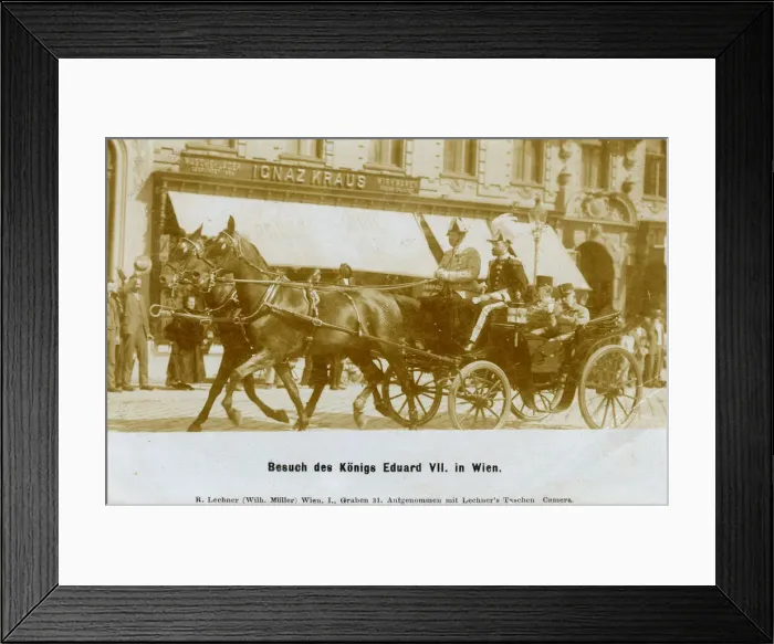 Framed Print : Vienna, Austria - Visit by King Edward VII Framed Print : Vienna, Austria - Visit by King Edward VII