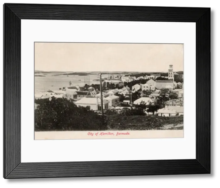 Framed Print : Hamilton, Bermuda - Panoramic view Framed Print : Hamilton, Bermuda - Panoramic view