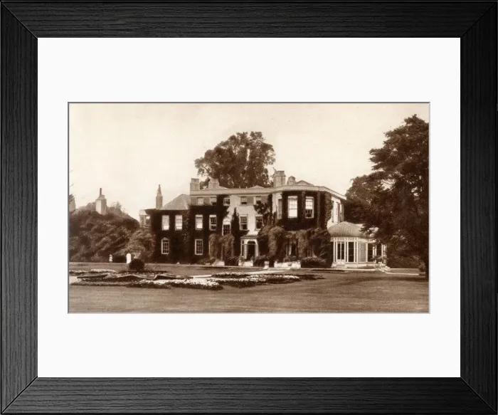 Framed Print : White Lodge, Richmond, Surrey - Former Royal Residence Framed Print : White Lodge, Richmond, Surrey - Former Royal Residence