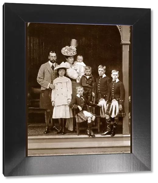 Duke and Duchess of York with their six children