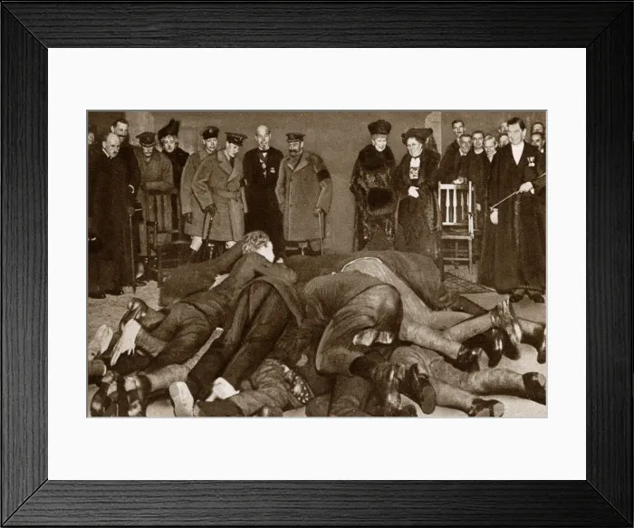 Framed Print : Pancake Scramble watched by Royal Family, Westminster School Framed Print : Pancake Scramble watched by Royal Family, Westminster School