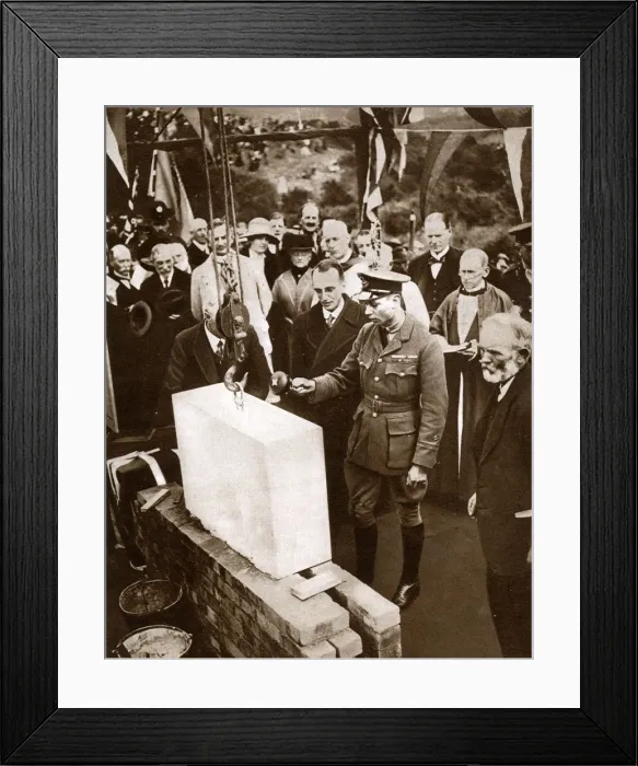 Framed Print : Prince Albert lays foundation stone - Nautical School Framed Print : Prince Albert lays foundation stone - Nautical School