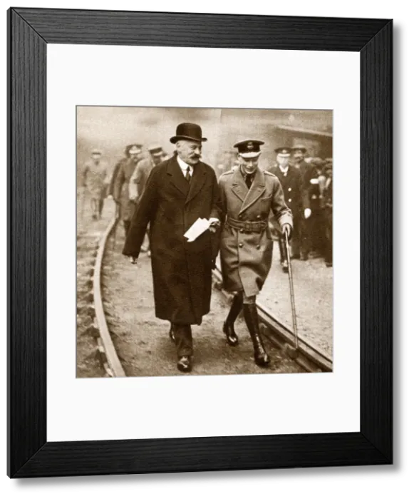 Framed Print : Prince Albert visits the Beardmore Works Framed Print : Prince Albert visits the Beardmore Works