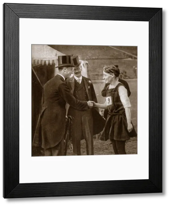 Framed Print : Prince Albert visiting the Civil Service Sports Day Framed Print : Prince Albert visiting the Civil Service Sports Day