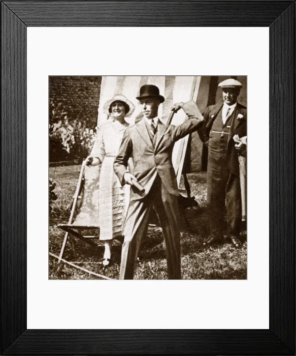Framed Print : Albert, Duke of York - ex-Servicemens fete - Hall Place Framed Print : Albert, Duke of York - ex-Servicemens fete - Hall Place