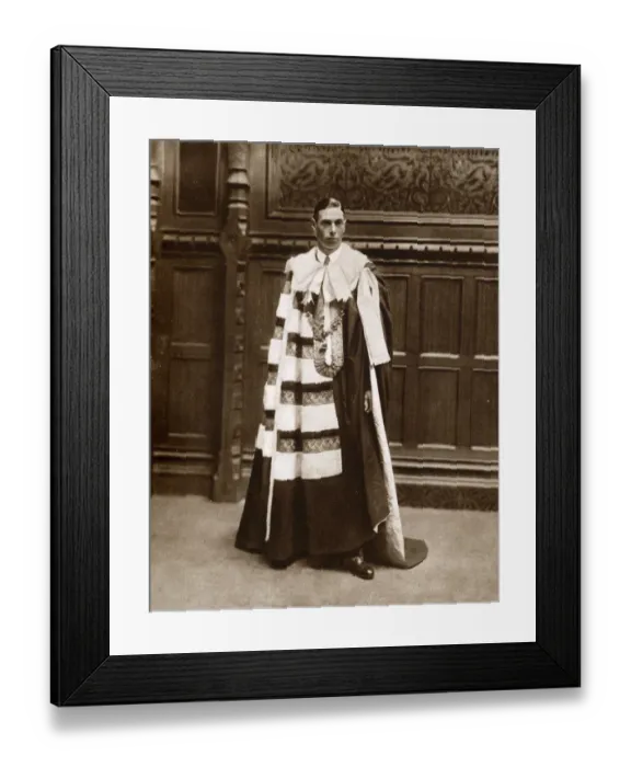 Framed Print : Prince Albert - House of Lords as the Duke of York - Robes Framed Print : Prince Albert - House of Lords as the Duke of York - Robes