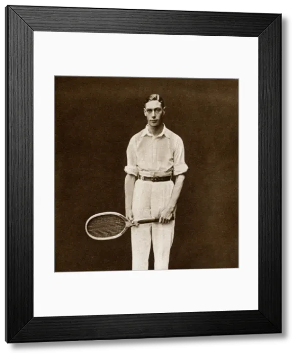 Framed Print : Albert, Duke of York - Tennis at Queens Club Framed Print : Albert, Duke of York - Tennis at Queens Club