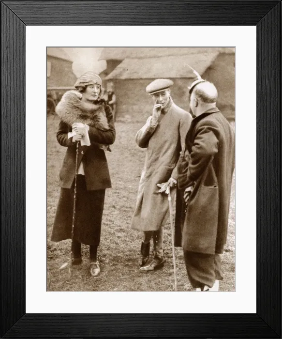 Framed Print : Albert, Duke of York - Point-to-Point at Great Brington Framed Print : Albert, Duke of York - Point-to-Point at Great Brington