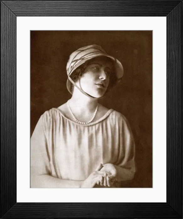 Framed Print : Lady Elizabeth Angela Marguerite Bowes-Lyon Framed Print : Lady Elizabeth Angela Marguerite Bowes-Lyon