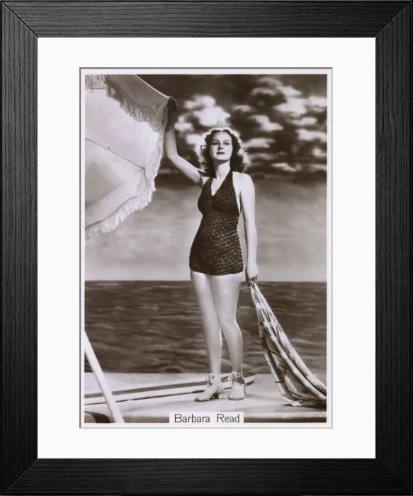 Framed Print : Barbara Read - Canadian-American film actress Framed Print : Barbara Read - Canadian-American film actress