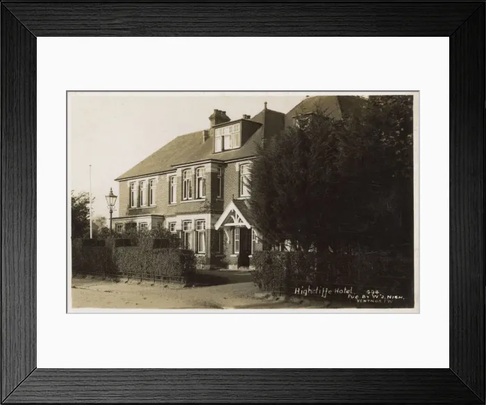Framed Print : Highcliffe Hotel - Ventnor, Isle of Wight, Hampshire Framed Print : Highcliffe Hotel - Ventnor, Isle of Wight, Hampshire
