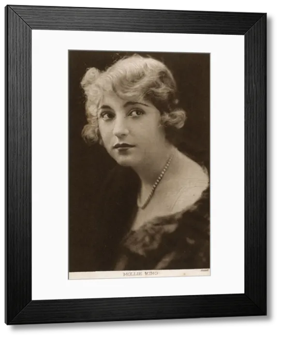 Framed Print : Broadway and silent movie actress Mollie King Framed Print : Broadway and silent movie actress Mollie King