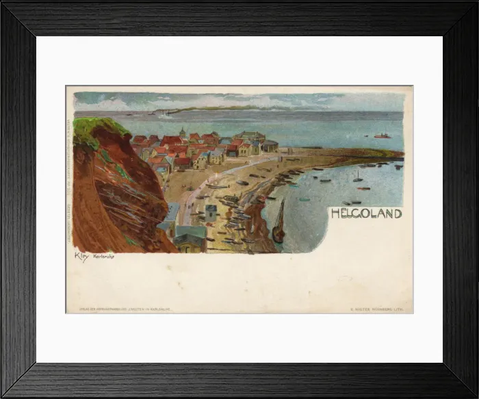 Framed Print : Helgoland (Heligoland) - a small German archipelago Framed Print : Helgoland (Heligoland) - a small German archipelago
