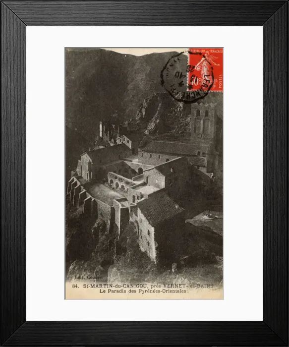 Framed Print : France - St Martin-du-Canigou near Vernet-les-Bains Framed Print : France - St Martin-du-Canigou near Vernet-les-Bains