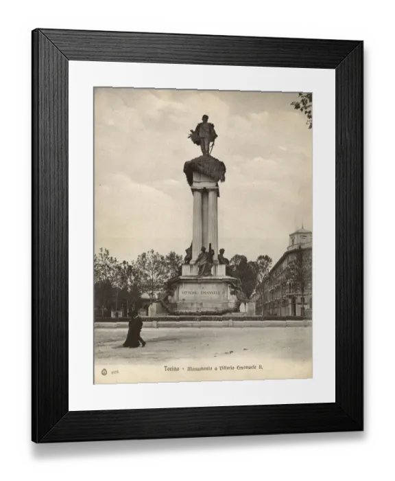 Framed Print : Monument to King Victor Emmanuel II of Italy - Turin Framed Print : Monument to King Victor Emmanuel II of Italy - Turin