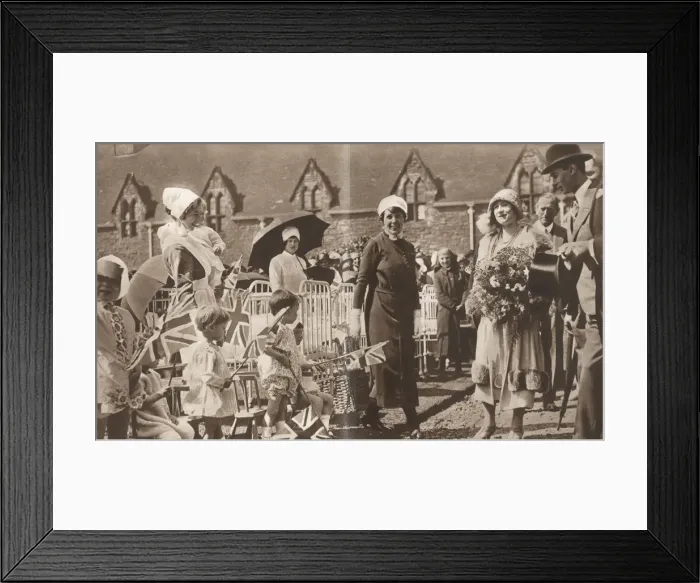 Framed Print : Duke and Duchess of York visit the Guest Hospital, Dudley Framed Print : Duke and Duchess of York visit the Guest Hospital, Dudley