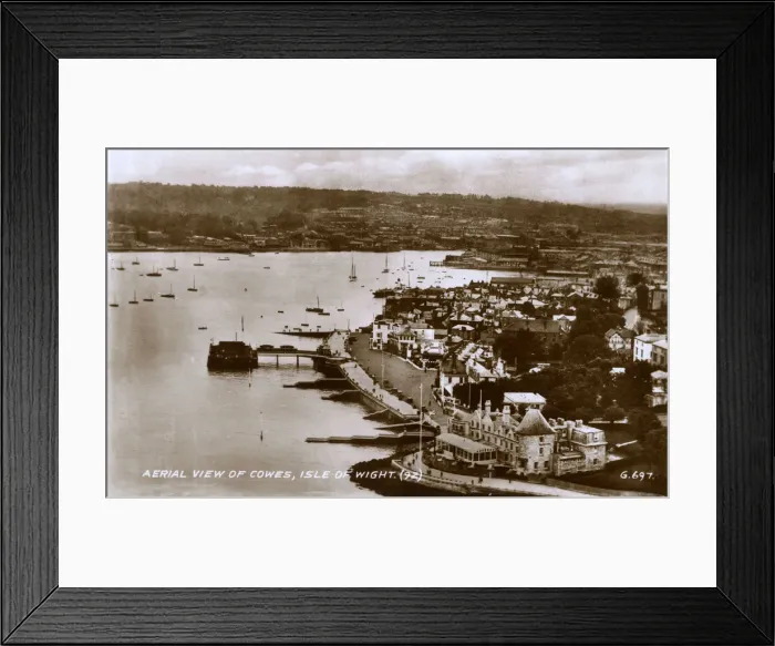 Framed Print : Isle of Wight, Hampshire - Cowes - Royal Yacht Squadron Framed Print : Isle of Wight, Hampshire - Cowes - Royal Yacht Squadron
