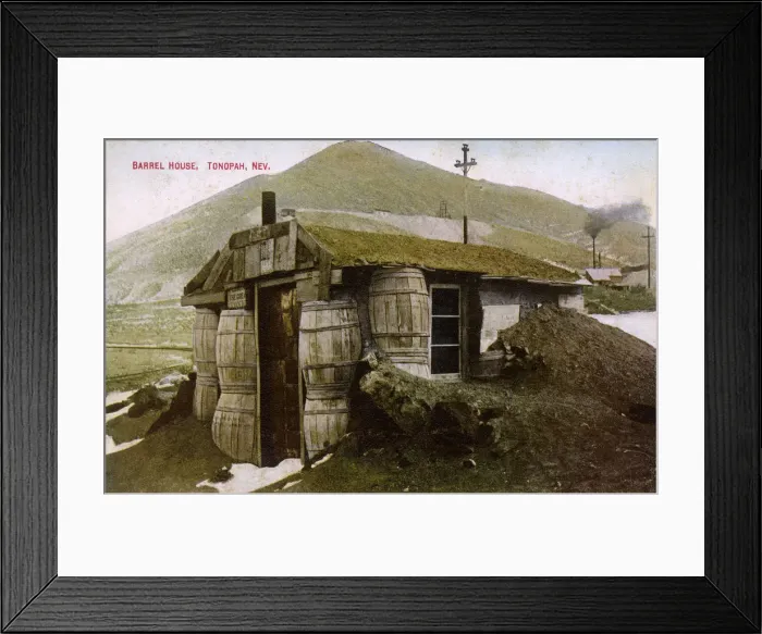 Framed Print : Barrel House - Tonopah, Nevada, USA Framed Print : Barrel House - Tonopah, Nevada, USA