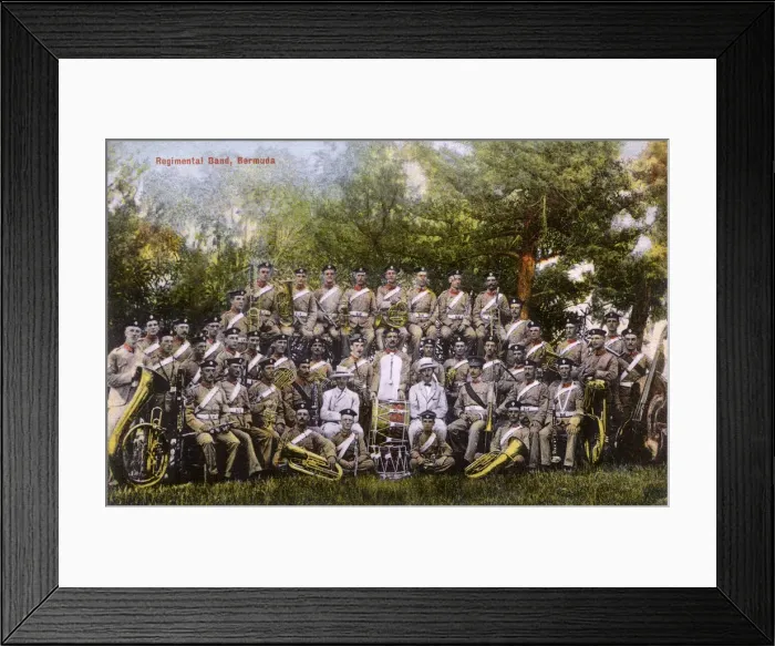 Framed Print : Regimental Band - Bermuda Framed Print : Regimental Band - Bermuda