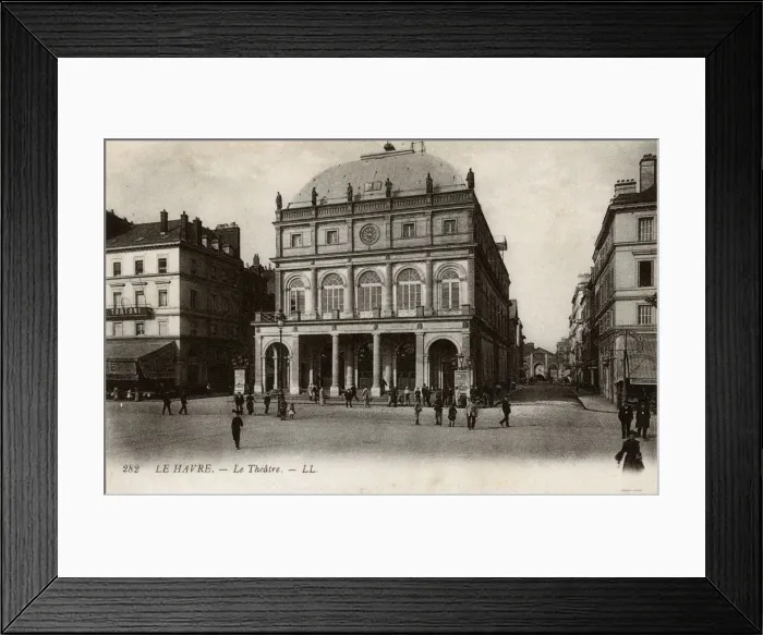 Framed Print : Le Havre, France - The Grand Theatre Framed Print : Le Havre, France - The Grand Theatre