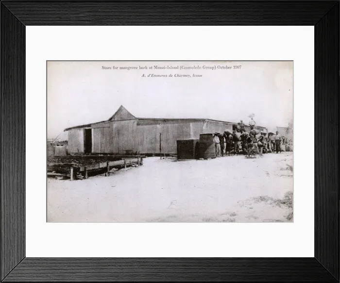 Framed Print : Mangrove Bark Store - Menai Island, Cosmoledo Group Framed Print : Mangrove Bark Store - Menai Island, Cosmoledo Group
