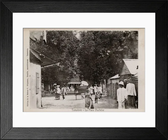 Framed Print : Madagascar - Tuamasina (Tamatave) - La Place Duchene Framed Print : Madagascar - Tuamasina (Tamatave) - La Place Duchene