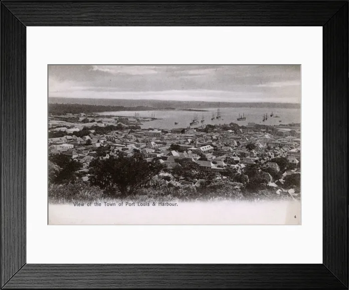 Framed Print : Mauritius - Port Louis - Panoramic View of Town & Harbour Mauritius - Port Louis Framed Print : Mauritius - Port Louis - Panoramic View of Town & Harbour Mauritius - Port Louis