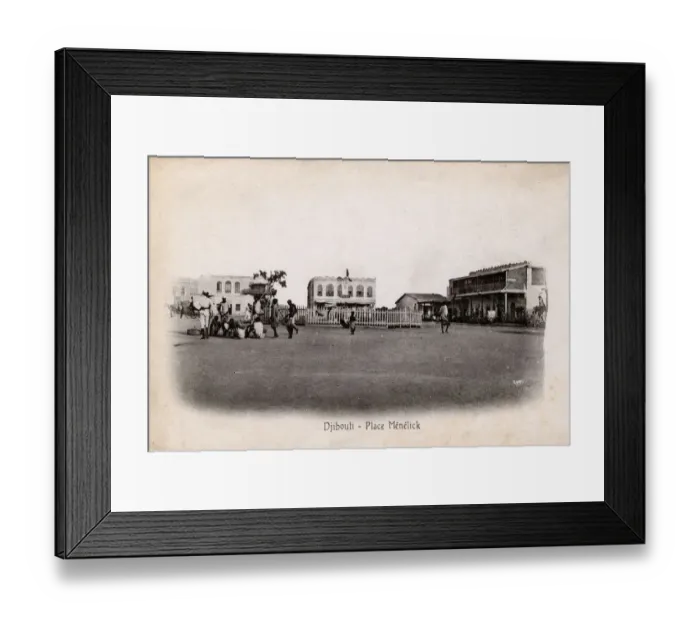 Framed Print : East Africa - Djibouti - Place Menelik Framed Print : East Africa - Djibouti - Place Menelik