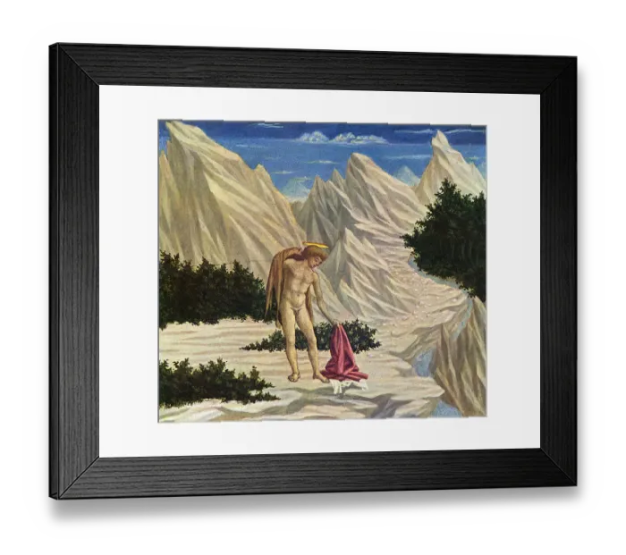 Framed Print : Saint John in the Desert by Domenico Veneziano Framed Print : Saint John in the Desert by Domenico Veneziano