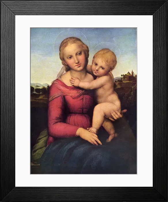 Framed Print : The Small Cowper Madonna, by Raphael Framed Print : The Small Cowper Madonna, by Raphael