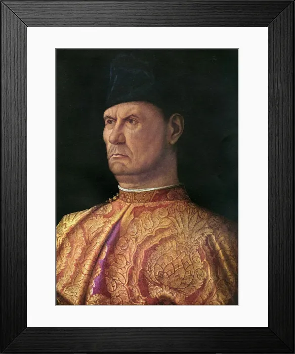 Framed Print : Portrait of a Condottiere by Giovanni Bellini Framed Print : Portrait of a Condottiere by Giovanni Bellini