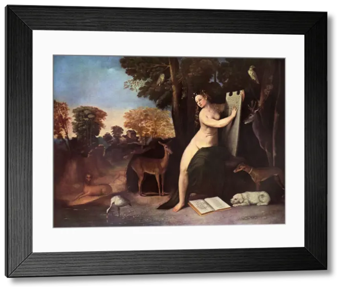 Framed Print : Circe and Her Lovers in a Landscape by Dossi Dossi Framed Print : Circe and Her Lovers in a Landscape by Dossi Dossi