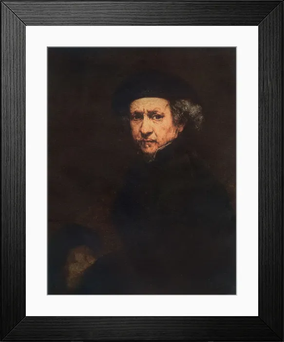Framed Print : Self-portrait by Rembrandt Framed Print : Self-portrait by Rembrandt