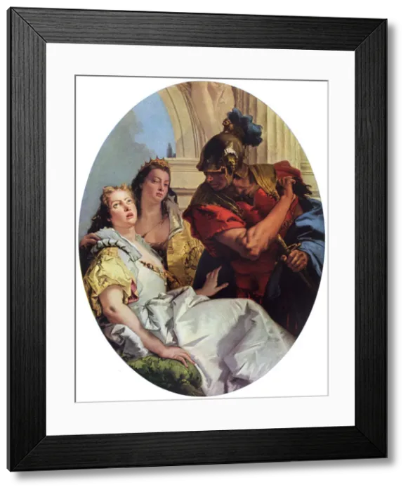 Framed Print : Timocleia and the Thracian Commander by Tiepolo Framed Print : Timocleia and the Thracian Commander by Tiepolo