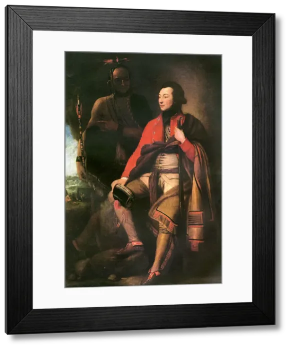 Framed Print : Colonel Guy Johnson by Benjamin West (1738-1820) Framed Print : Colonel Guy Johnson by Benjamin West (1738-1820)