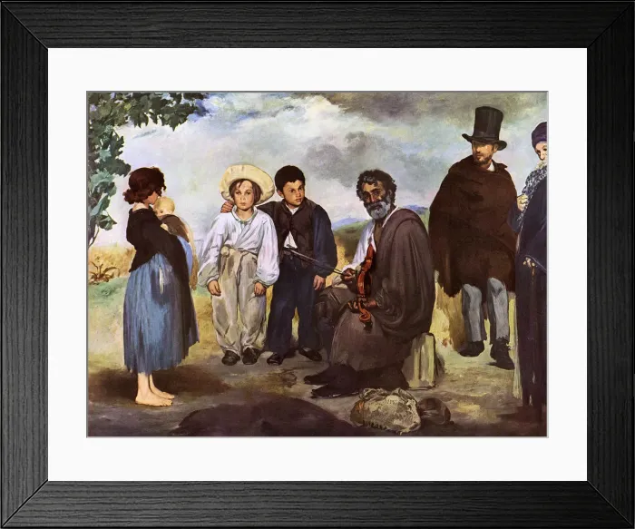 Framed Print : The Old Musician by Edouard Manet Framed Print : The Old Musician by Edouard Manet