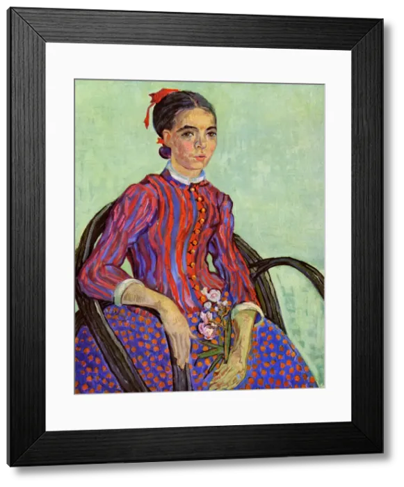 Framed Print : La Mousme, by Van Gogh Framed Print : La Mousme, by Van Gogh
