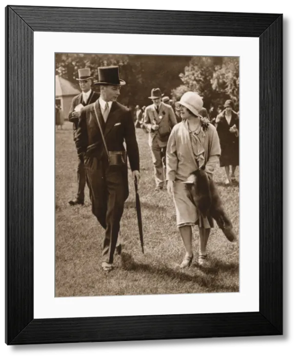 Framed Print : Duke and Duchess of York - Oaks, Epsom Racecourse