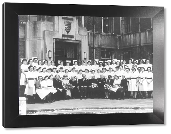 Formal Nurses? prize giving group, Hammersmith Hospital