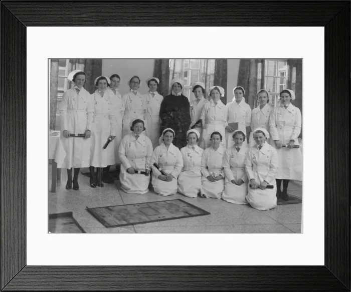 Framed Print : Nurses prize giving, Llandough Hospital