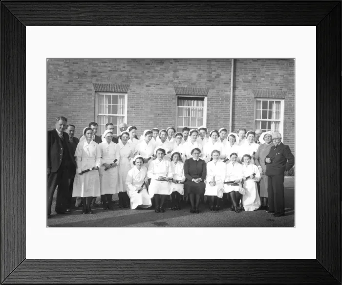 Framed Print : Nurses prize giving, Llandough Hospital
