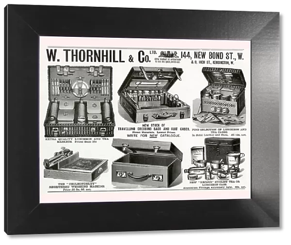 Advert for W. Thornhill & Co cases 1897 Advert for W. Thornhill & Co cases 1897