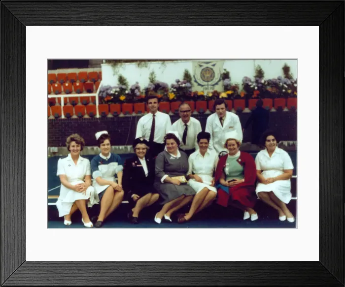 Framed Print : 1970 Commonwealth Games Nursing Team Framed Print : 1970 Commonwealth Games Nursing Team