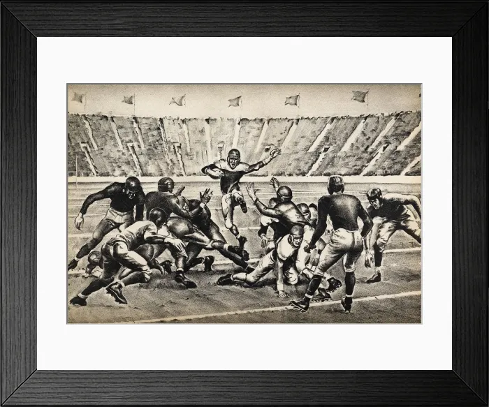 Framed Print : Kicker Punting Ball Framed Print : Kicker Punting Ball