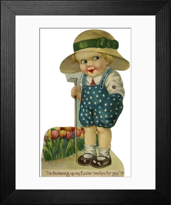 Framed Print : Girl in Polka Dots Framed Print : Girl in Polka Dots