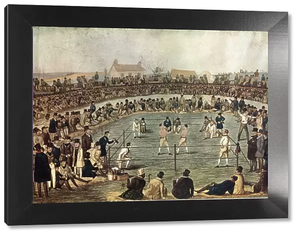 Boxing al Fresco Date: 1845