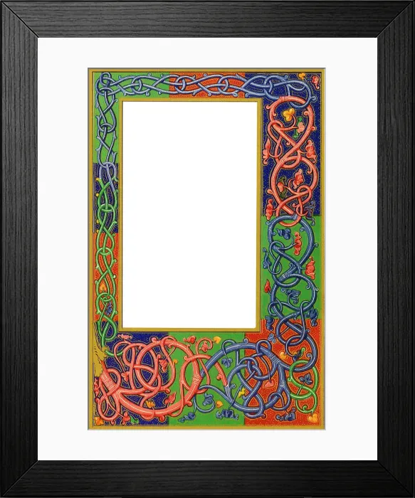 Framed Print : Scrolling Vine Border Framed Print : Scrolling Vine Border
