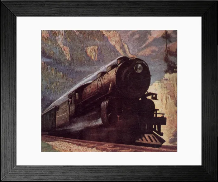 Framed Print : Locomotive Date: 1930 Framed Print : Locomotive Date: 1930