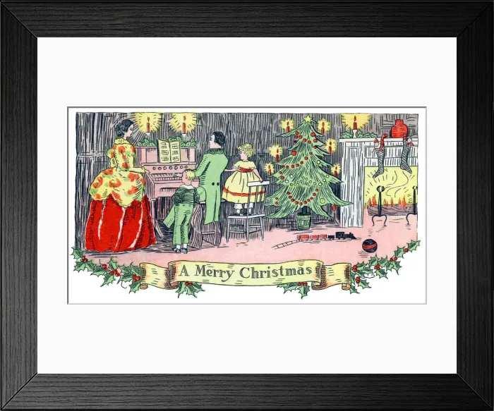 Framed Print : Family Christmas Framed Print : Family Christmas