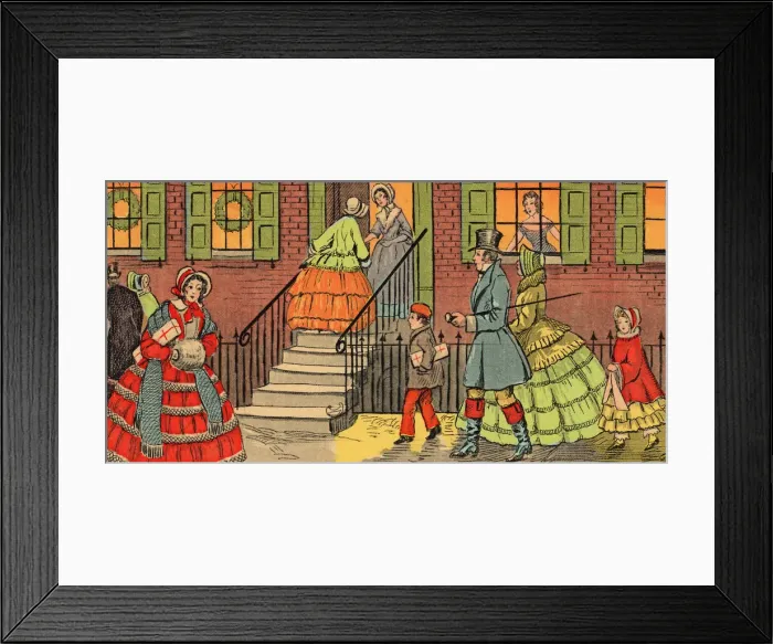 Framed Print : Evening Street Scene Framed Print : Evening Street Scene